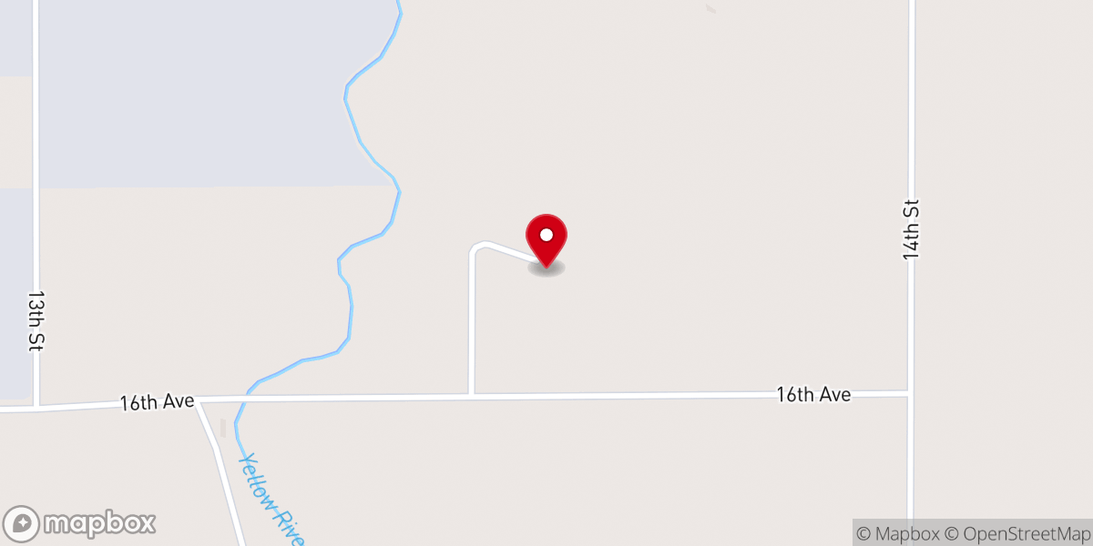Map showing location of The Church Barn