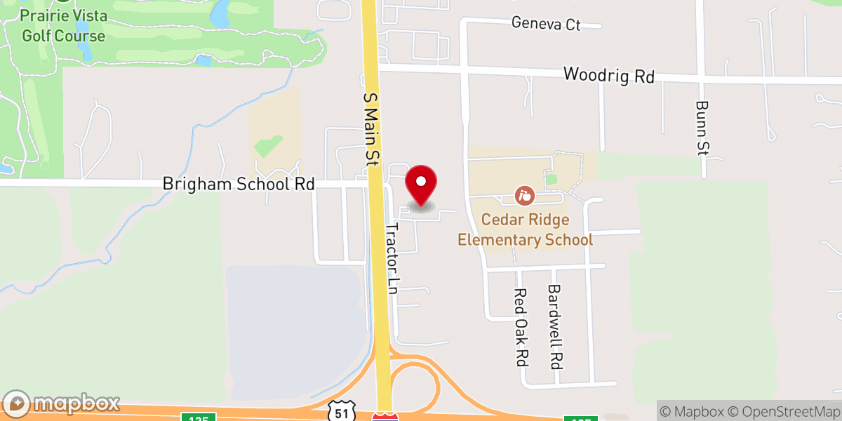 Map showing location of Illinois District UPCI