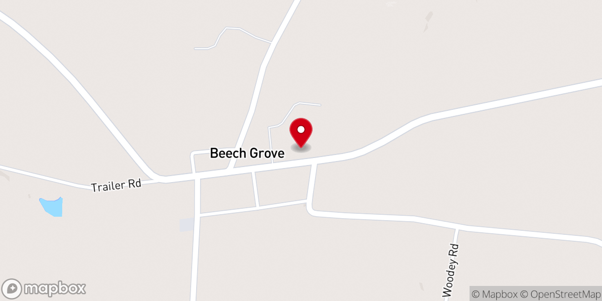 Map showing location of Dollar General