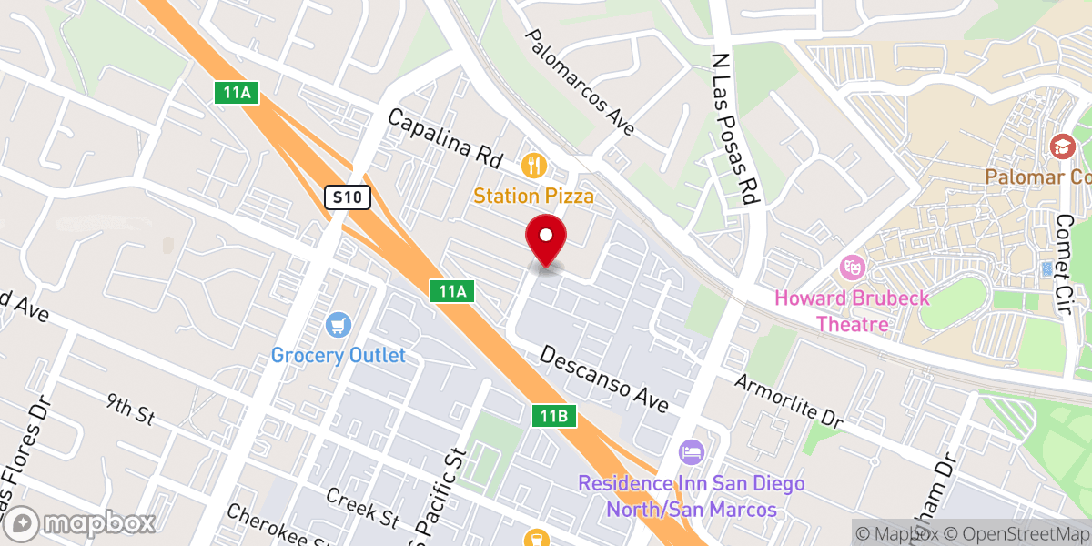 Map showing location of Iglesia Misiones El Shadai