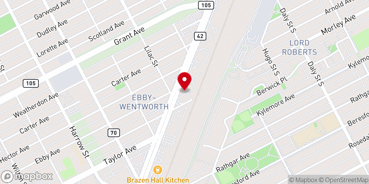 Map showing location of The Redeemed Christian Church of God, Strong Tower Parish, Winnipeg, Manitoba