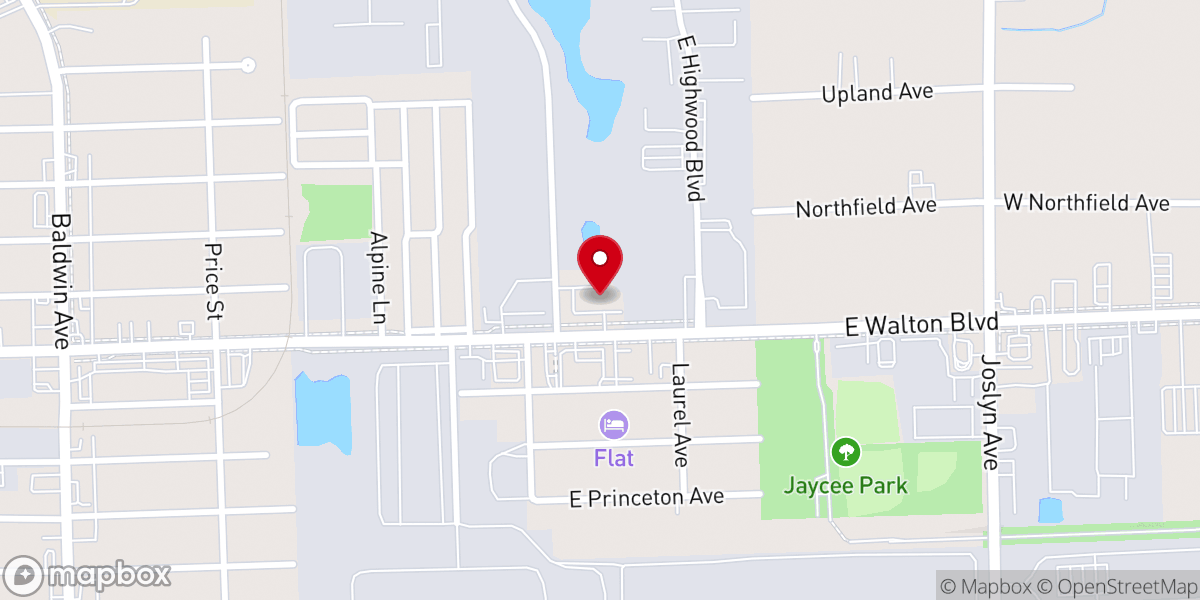 Map showing location of New Mt Moriah International Missionary Baptist Church