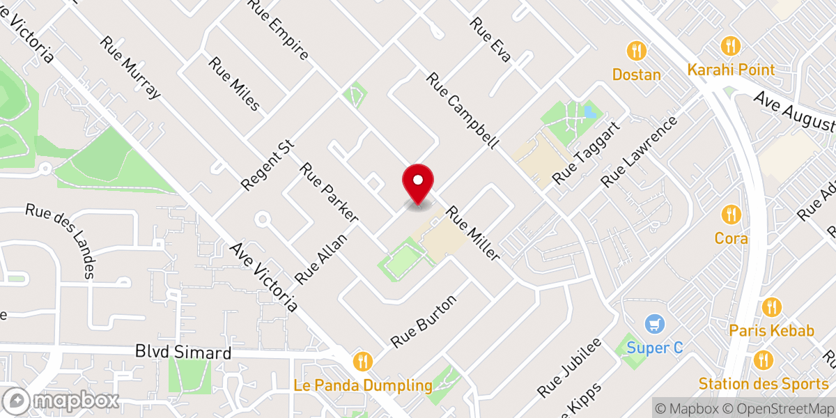 Map showing location of St. Mary's Parish