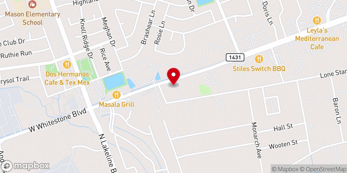 Map showing location of Legacy House Church