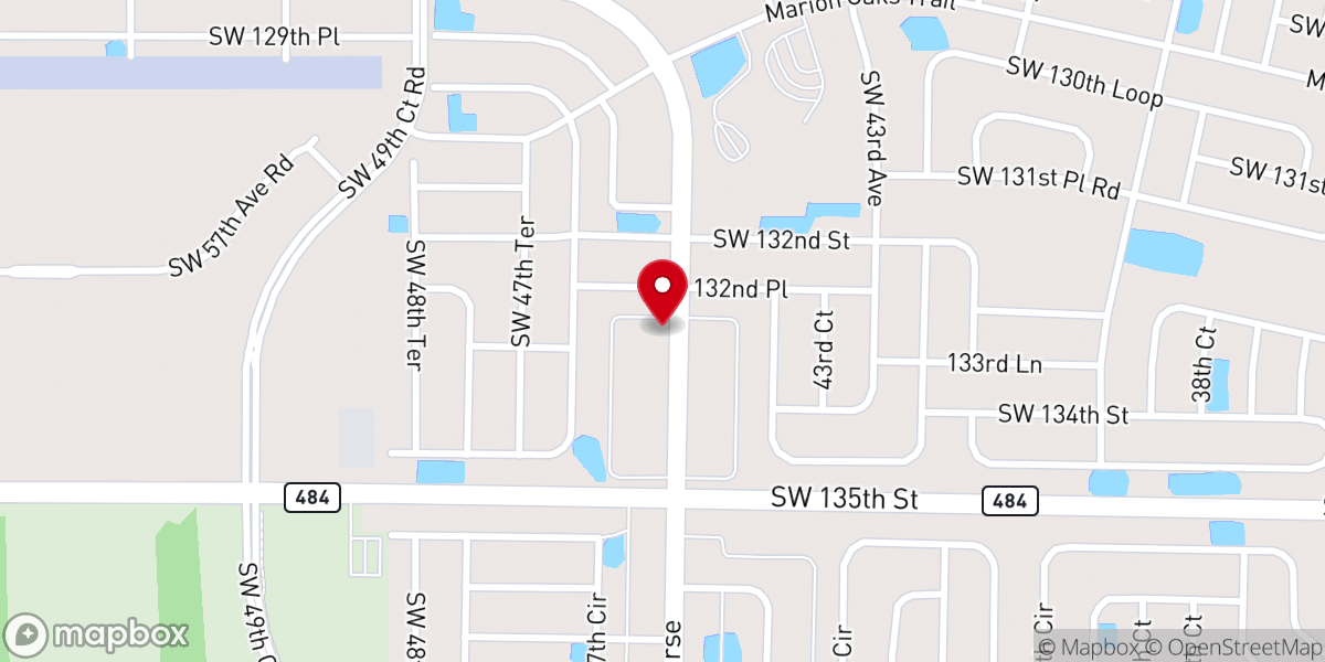 Map showing location of new covenant alliance church ocala fl