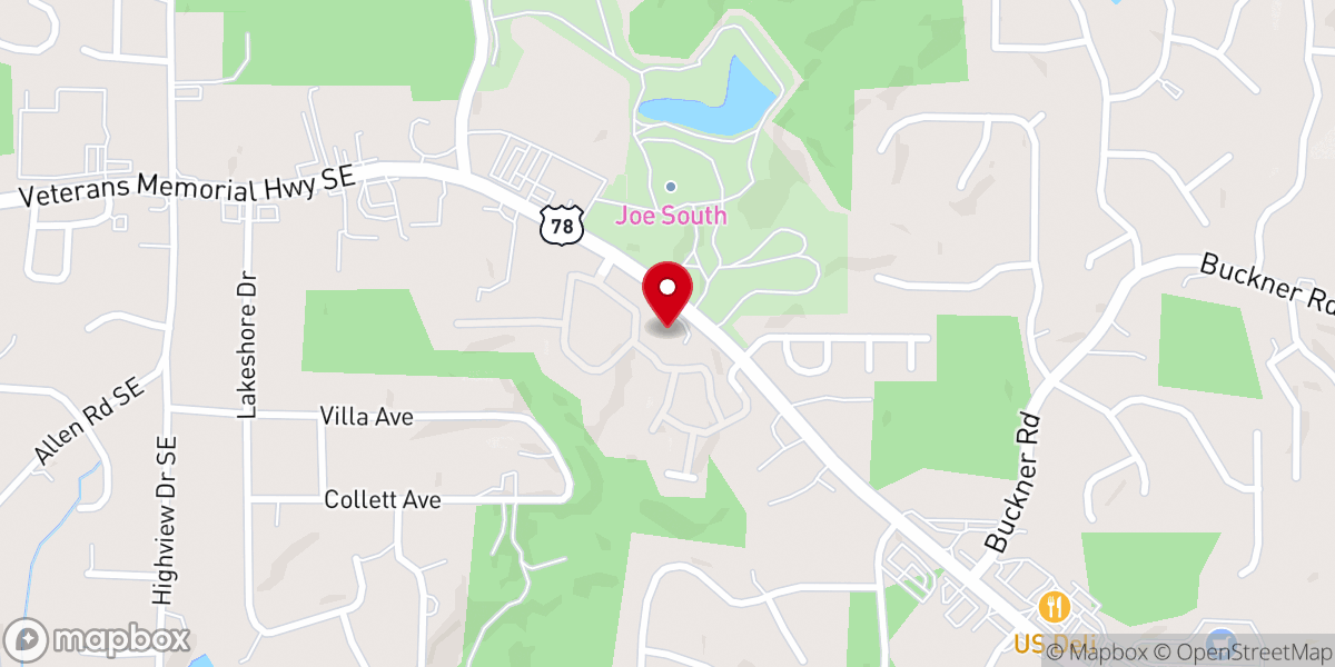Map showing location of Deeper Life Bible Church