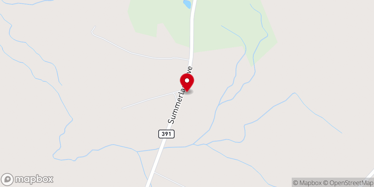 Map showing location of Christian Ministry Center - Food Distribution Center