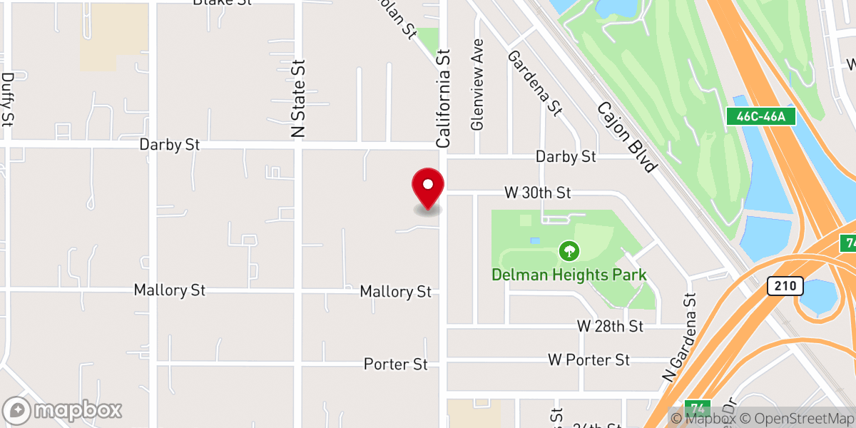 Map showing location of Zion Elect New Generation Church of God in Christ