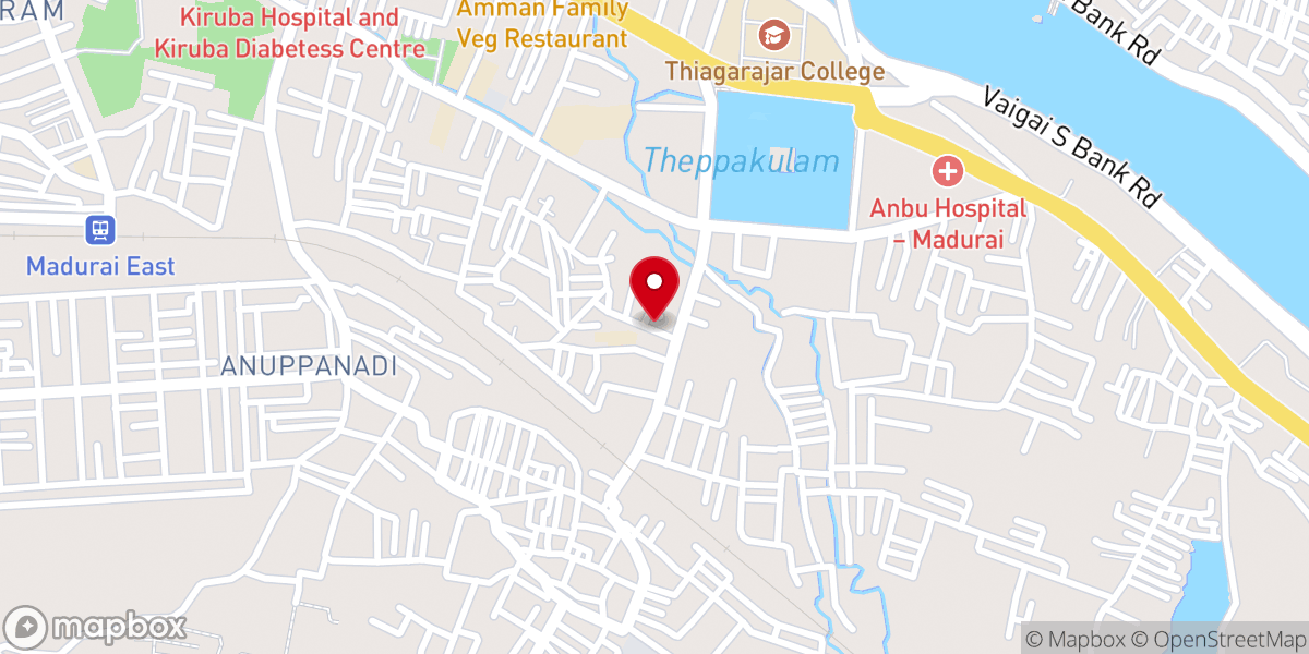 Map showing location of Hebron Pentecostal Ministries
