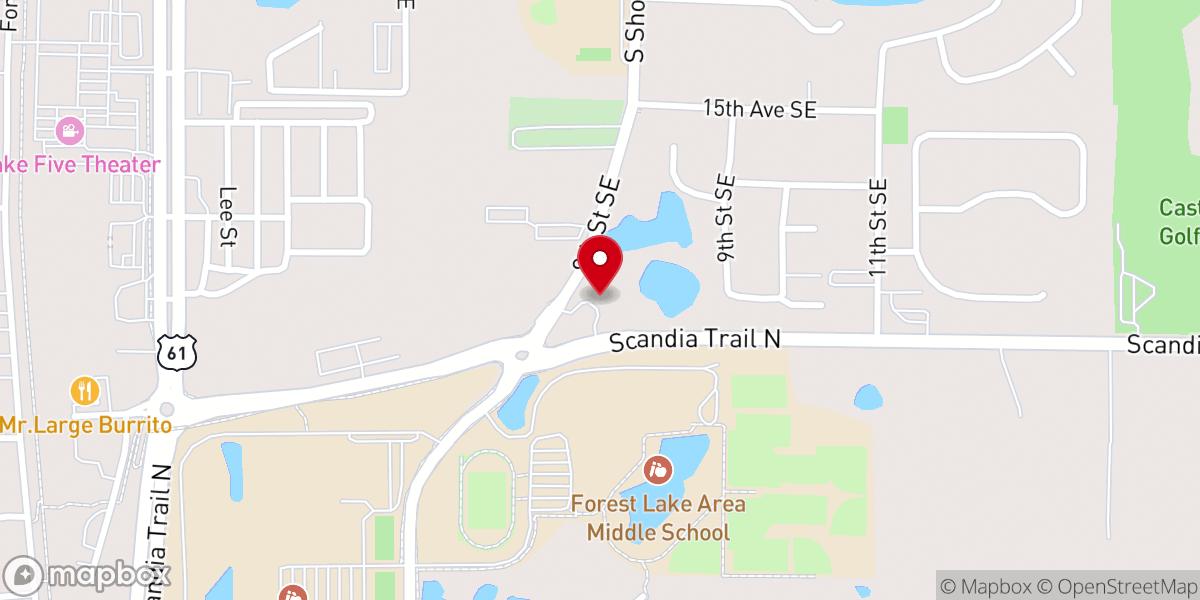 Map showing location of Messiah Lutheran Church-LCMS
