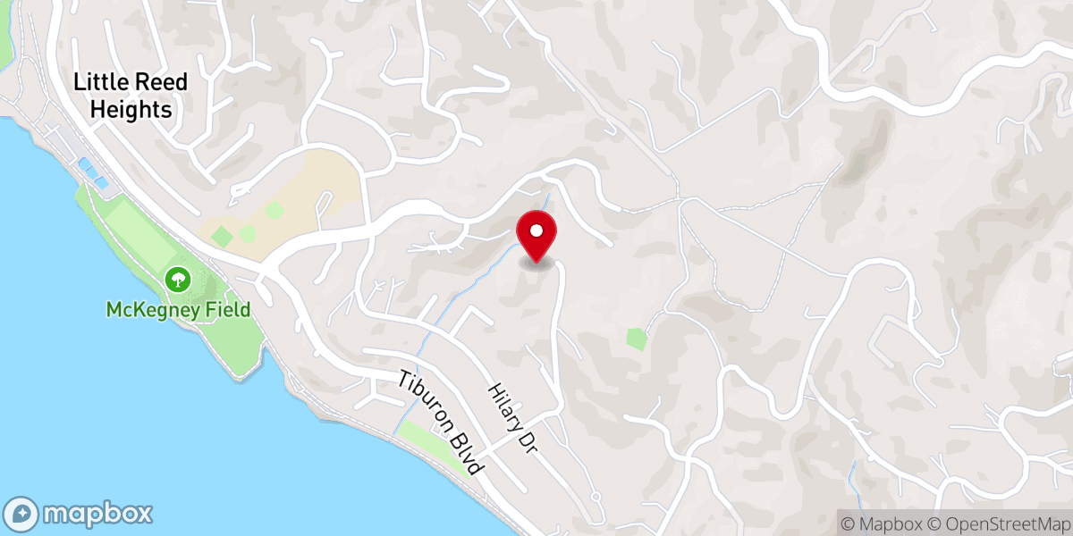 Map showing location of Community Congregational Church