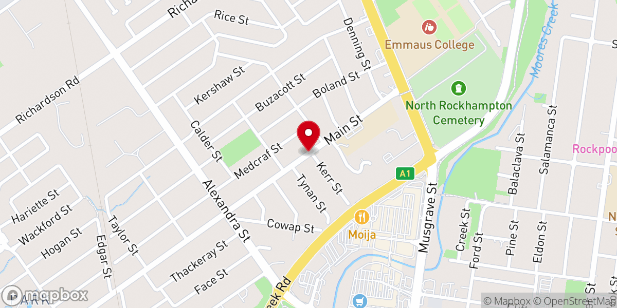 Map showing location of Christian Science Church