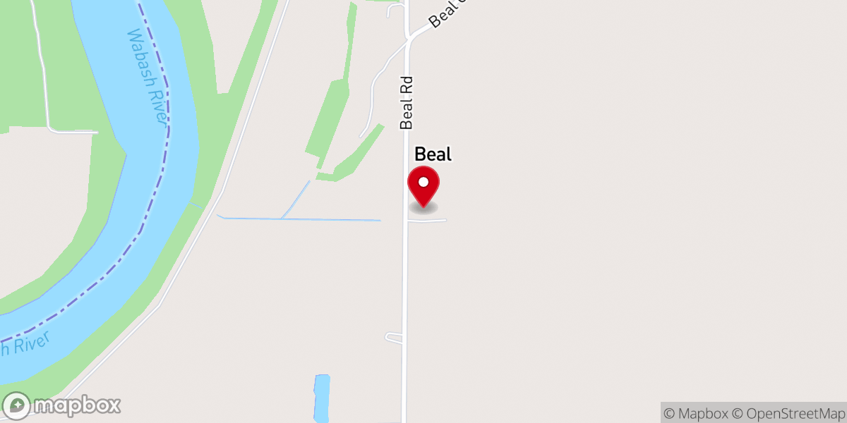 Map showing location of New Bethel Church