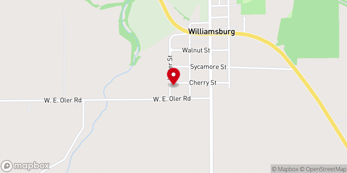 Map showing location of Sanctuary of Light Spiritualist Church