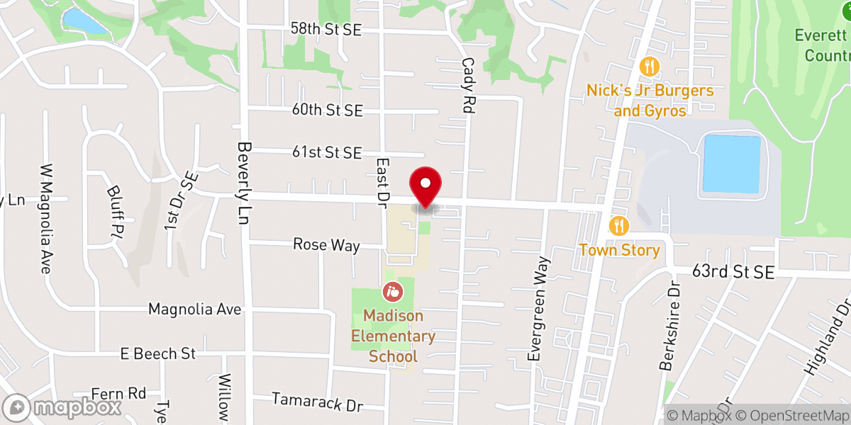 Map showing location of Praise Chapel World Outreach