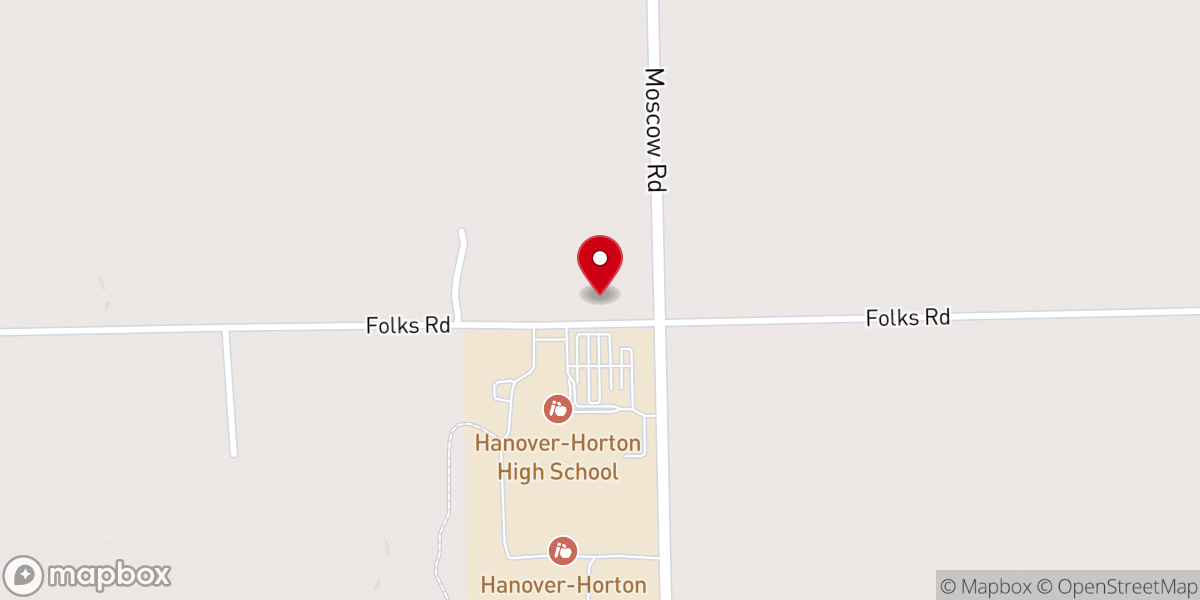Map showing location of Hillside United Methodist Church