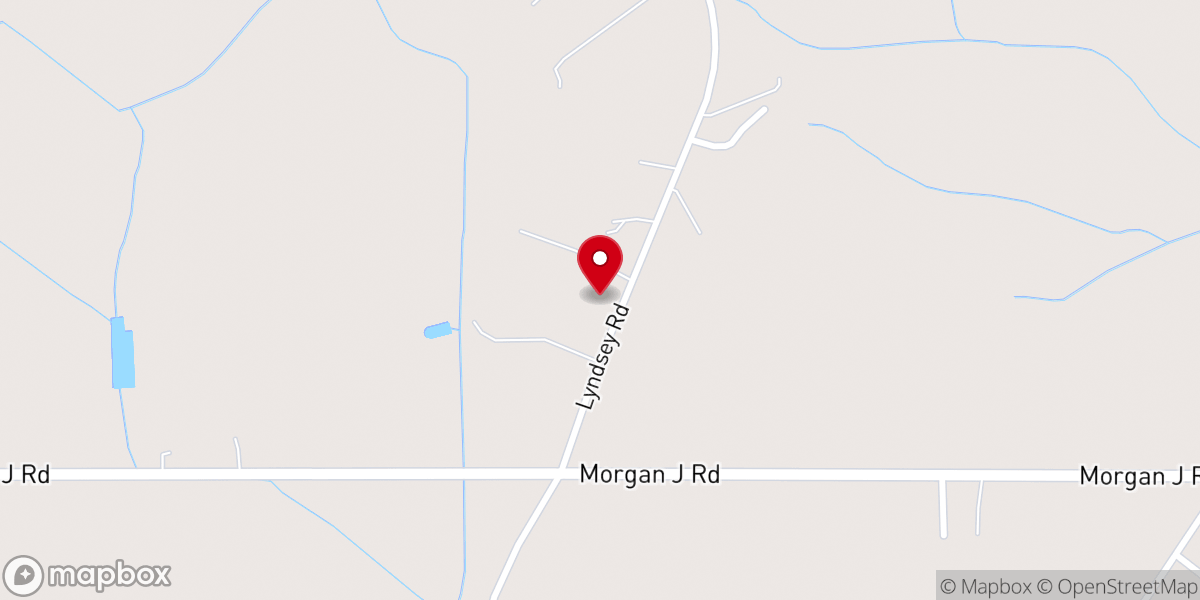 Map showing location of Friendly Temple Baptist Church