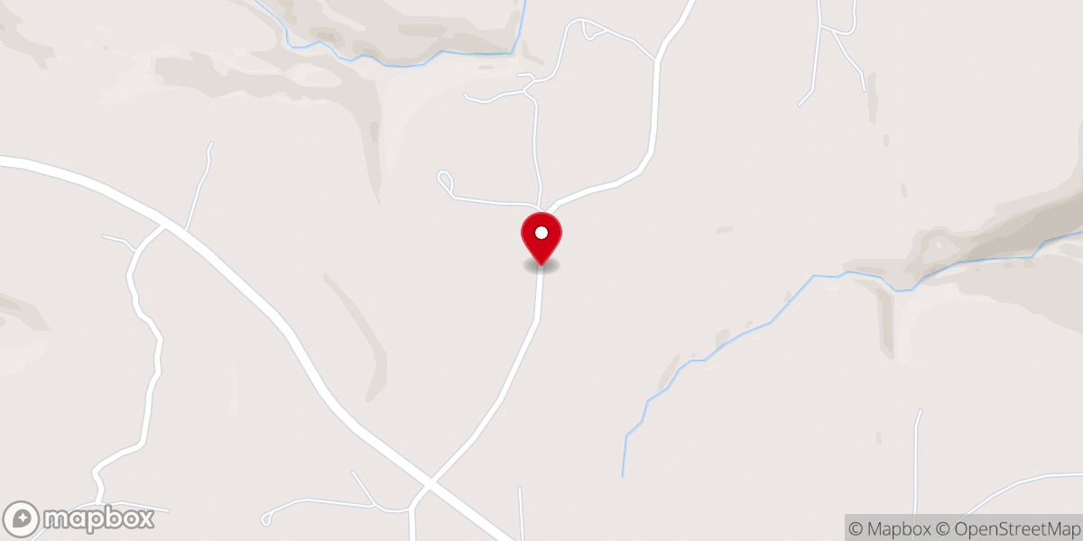 Map showing location of Elkhorn Church