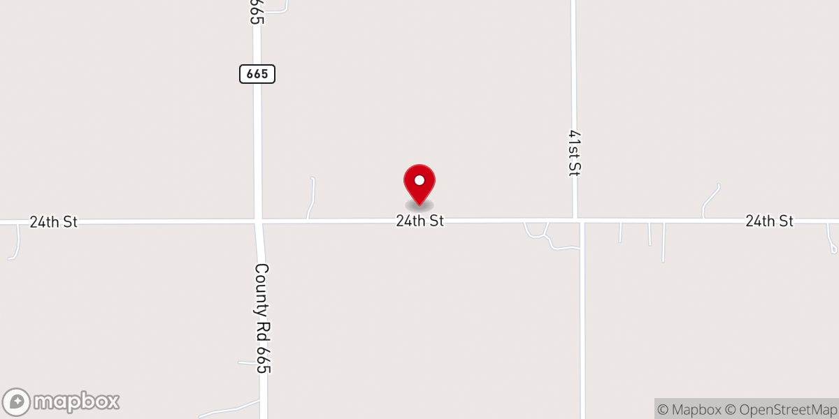 Map showing location of Town Line Church