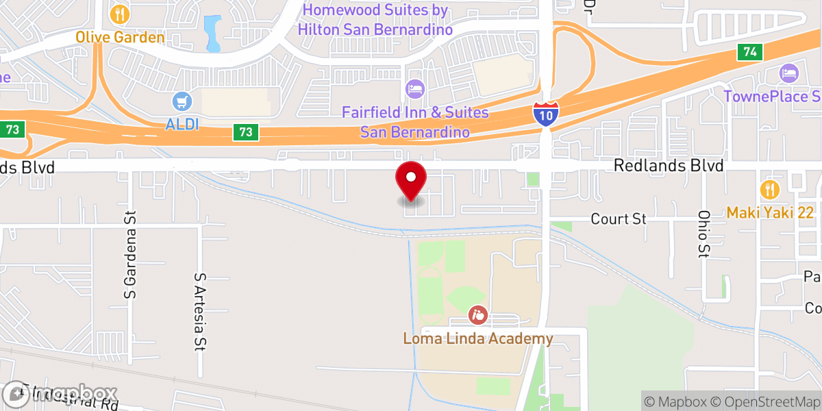 Map showing location of Redeemer Fellowship