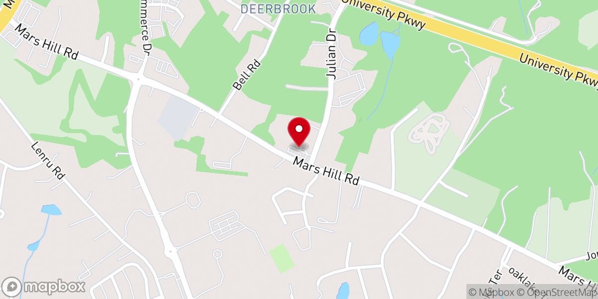 Map showing location of Athens Church of Christ