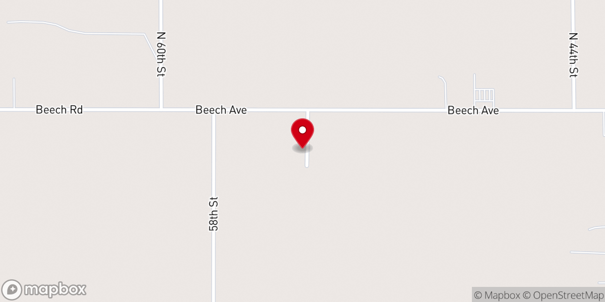 Map showing location of Cornerstone Chapel