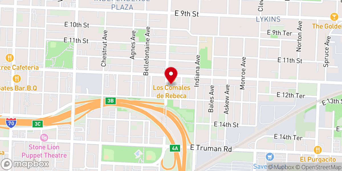 Map showing location of Friendly Assembly of God Church