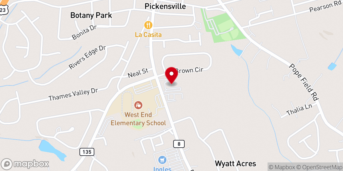 Map showing location of St Andrew Methodist Church, A Global Methodist Congregation