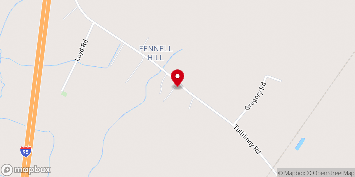 Map showing location of Fennell Hill New Church of Christ