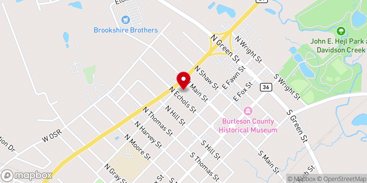 Map showing location of Caldwell Civic Center