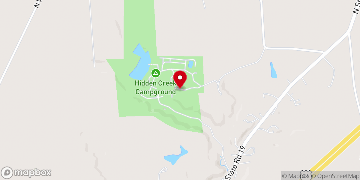 Map showing location of Hidden Hills Lakes Preservation Inc
