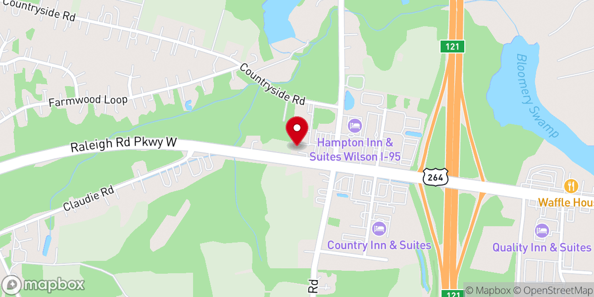 Map showing location of Milbournie Church
