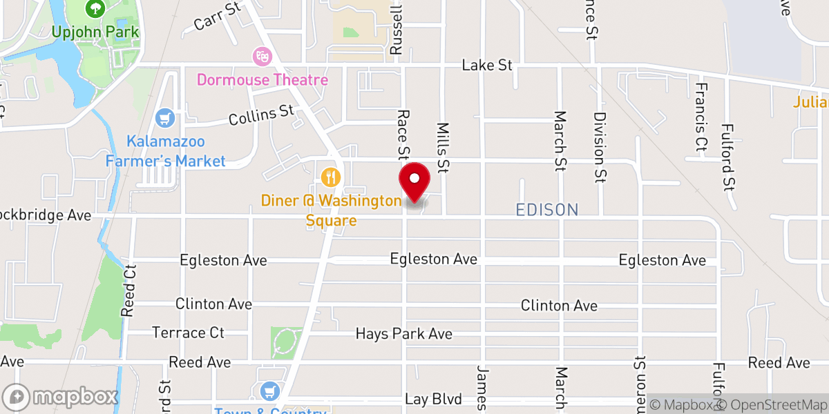 Map showing location of Stockbridge Avenue United
