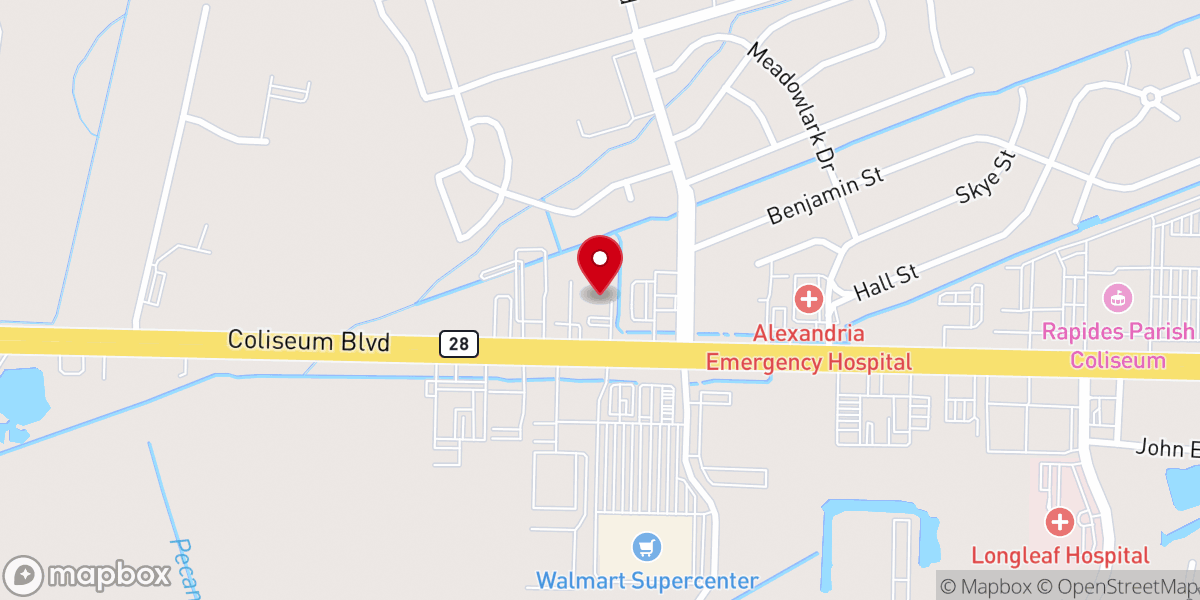 Map showing location of One Life Church