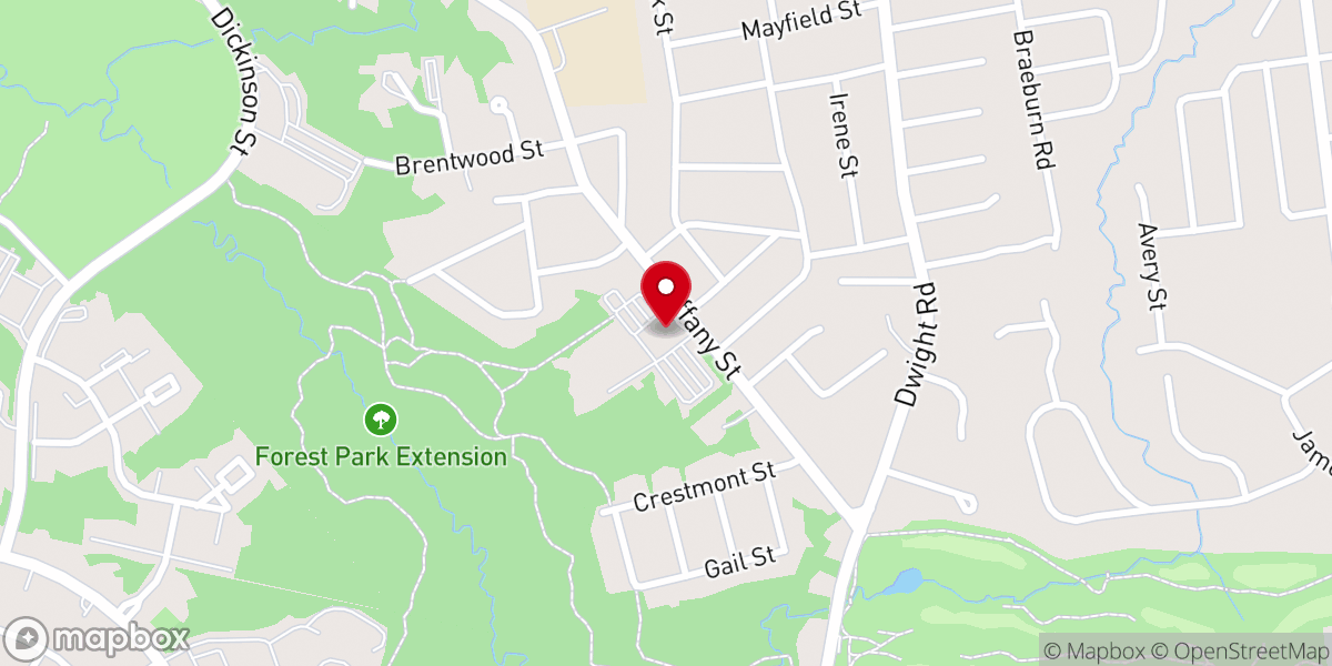 Map showing location of Springfield Elks Lodge #61