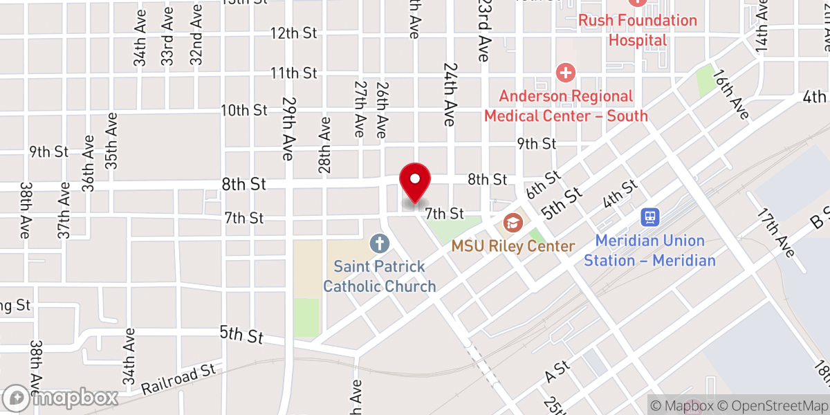 Map showing location of Labaron Hedgemon Ministries Inc