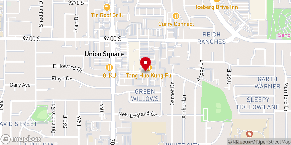Map showing location of The Well Church