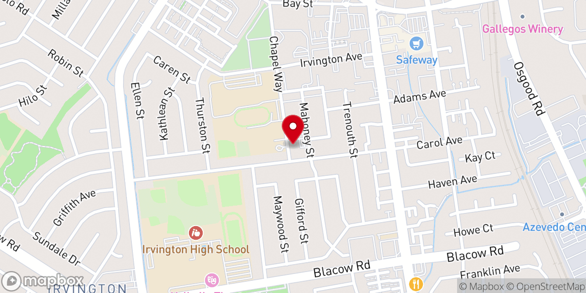 Map showing location of Good Shepherd Church