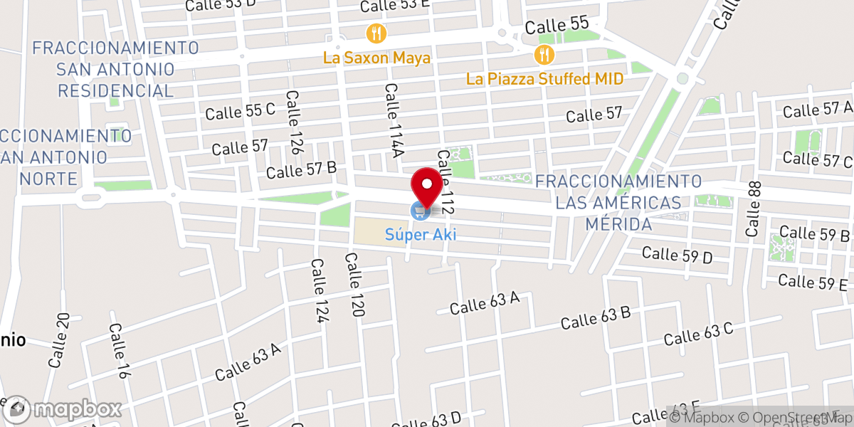 Map showing location of Cfn MÉRida