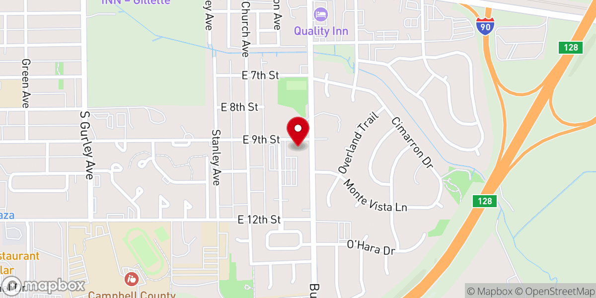 Map showing location of Saint Matthew Catholic Church