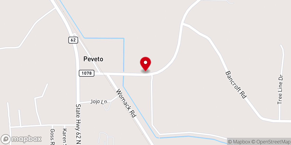 Map showing location of Cowboy Church of Orange County