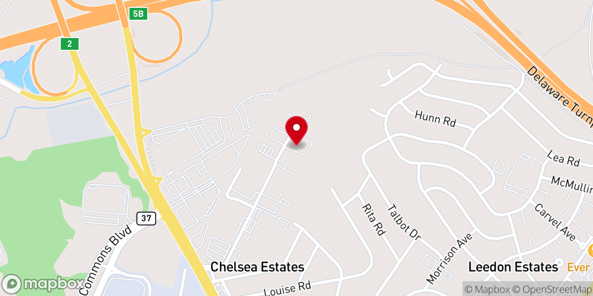 Map showing location of Elam Tabernacle Inc