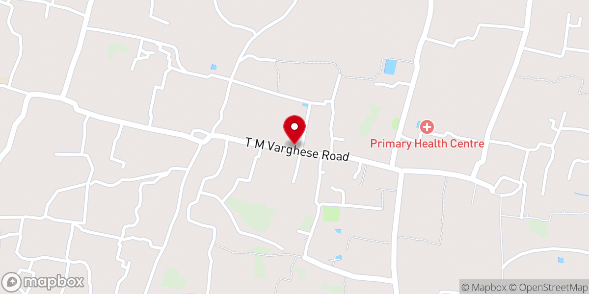 Map showing location of St.Thomas Marthoma Church, Pallickal