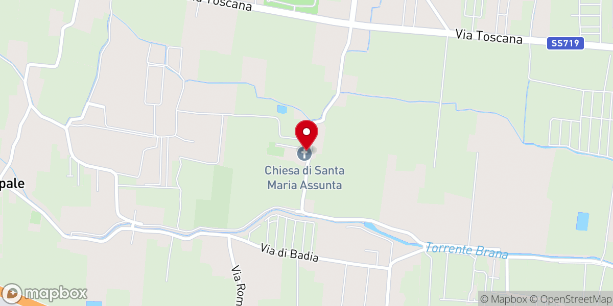 Map showing location of S. Maria Assunta (vecchia)