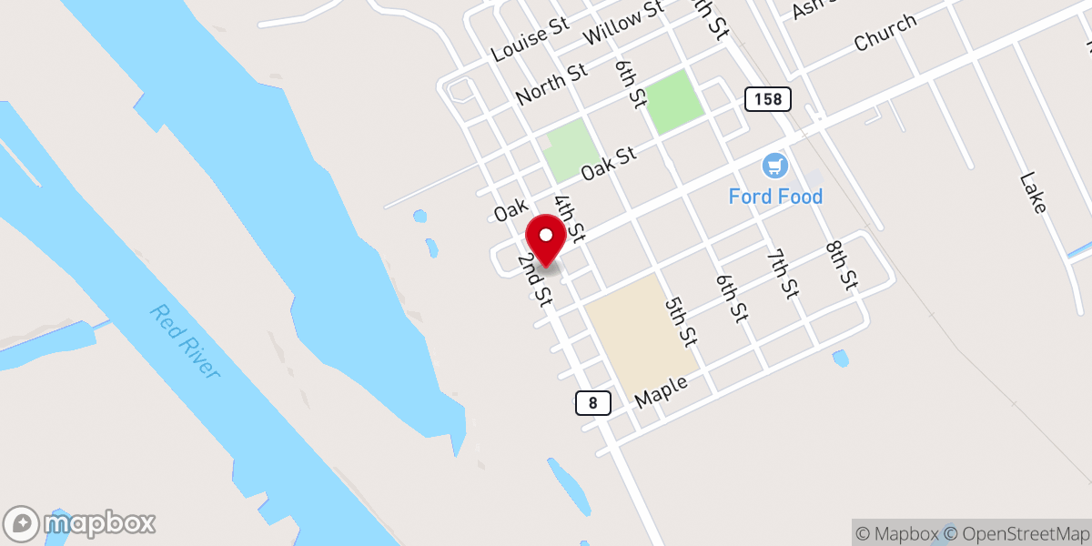 Map showing location of Grant Parish Police Jury