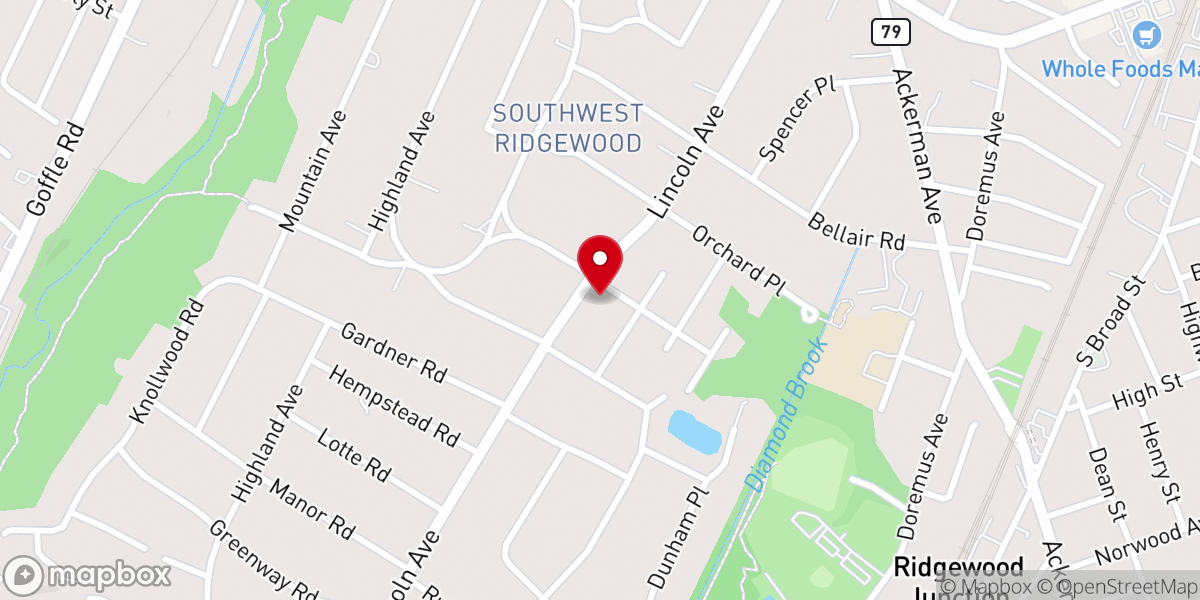 Map showing location of The Living Hope Church Inc