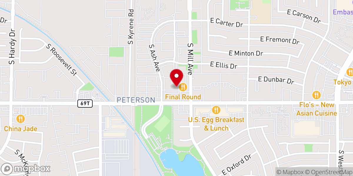 Map showing location of The Shrine of Holy Wisdom