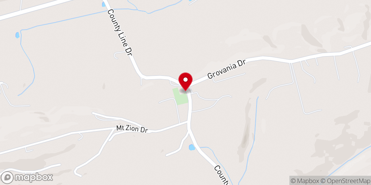 Map showing location of Saint Peter's Church