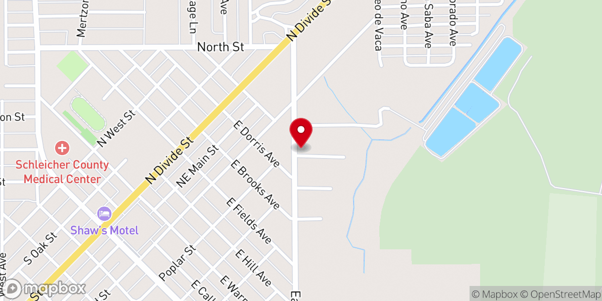Map showing location of St. Luke Missionary Baptist Church