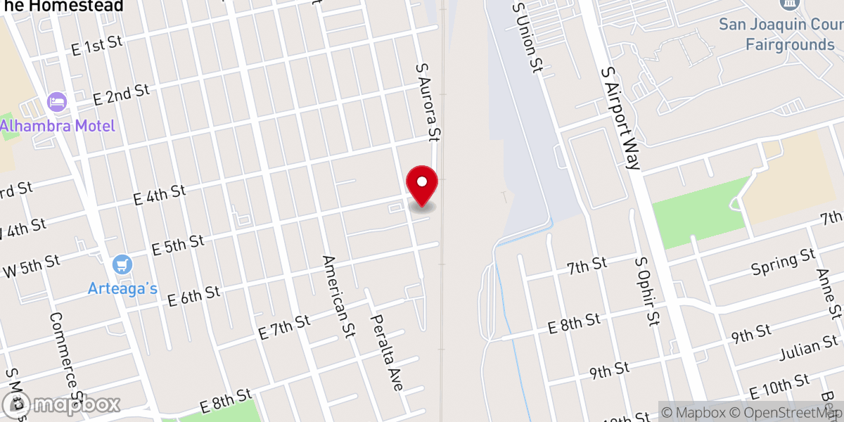 Map showing location of Guru Teg Bahadur Sahib Sewa Society Inc